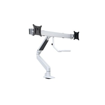 Multibrackets Supports de table Gas Lift Arm + Duo Crossbar 2 argentés Multibrackets Supports de table Gas Lift Arm + Duo Crossbar 2 argentés