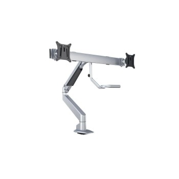 Multibrackets Pied de table pour écran Gas Lift Arm + Duo Crossbar 2 jusqu'à 7 kg Multibrackets Pied de table pour écran Gas Lift Arm + Duo Crossbar 2 jusqu'à 7 kg