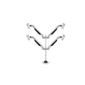 Multibrackets Supports de table Gas Lift Arm Quad jusqu'à 10 kg Multibrackets Supports de table Gas Lift Arm Quad jusqu'à 10 kg