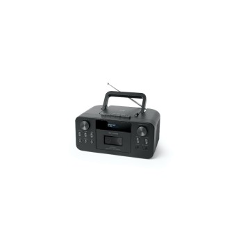 MUSE M-182 DB, Portable Cassette CD DAB+ FM black 