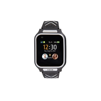 MyKi 4 Smartwatch black  grey, 4G and GPS, SOS Button, Sprache, Video, Safe Zones MyKi 4 Smartwatch black  grey, 4G and GPS, SOS Button, Sprache, Video, Safe Zones