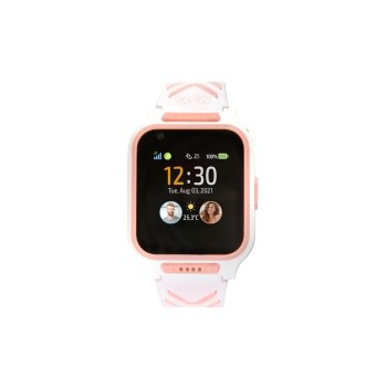 MyKi 4 Smartwatch White Pink, 4G and GPS, SOS Button, Sprache, Video, Safe Zones MyKi 4 Smartwatch White Pink, 4G and GPS, SOS Button, Sprache, Video, Safe Zones