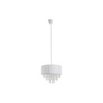 Näve Lampe suspendue «Kristallo» Blanc