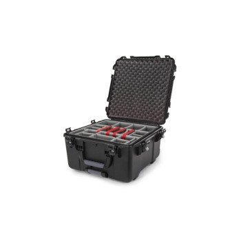 Kunststoffkoffer 968, mit TW, schwarz, Innenmasse (mm): 546x546x300