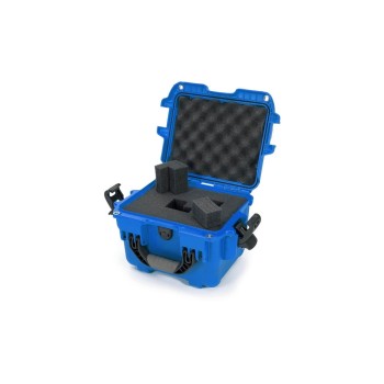 Kunststoffkoffer 908, mit Schaum, blau, Innenmasse (mm): 241x190x190