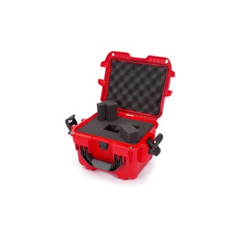 Kunststoffkoffer 908, mit Schaum, rot, Innenmasse (mm): 241x190x190