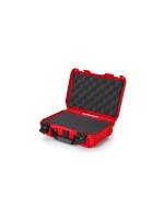 Kunststoffkoffer 909, mit Schaum, rot, Innenmasse (mm): 291x178x93