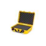 Kunststoffkoffer 910, mit Schaum, gelb, Innenmasse (mm): 336x234x104