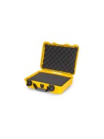 Kunststoffkoffer 910, mit Schaum, gelb, Innenmasse (mm): 336x234x104