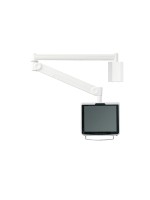 NEOMOUNTS Supports mural FPMA-HAW100 Argenté/Blanc