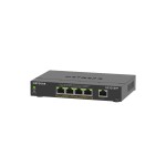 Netgear GS305EPP: 5 Port PoE Switch, 5x Gigabit, 4x PoE (120W), Fanless