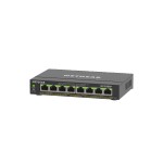 Netgear GS308EP: 8 Port PoE Switch, 8x Gigabit, 8x PoE (62W), Fanless