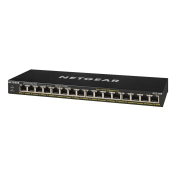 Netgear GS316P: 16 Port Switch, 16-Port Gigabit POE+ Switch Netgear GS316P: 16 Port Switch, 16-Port Gigabit POE+ Switch