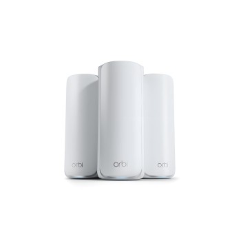 Netgear RBE773 Orbi Quad-band Mesh 3-Set, WiFi 7 System 3-Set white Netgear RBE773 Orbi Quad-band Mesh 3-Set, WiFi 7 System 3-Set white
