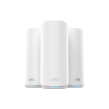 Netgear RBE873 Orbi Tri-Band Mesh 3-Set, WiFi 7 System 3-Set white Netgear RBE873 Orbi Tri-Band Mesh 3-Set, WiFi 7 System 3-Set white