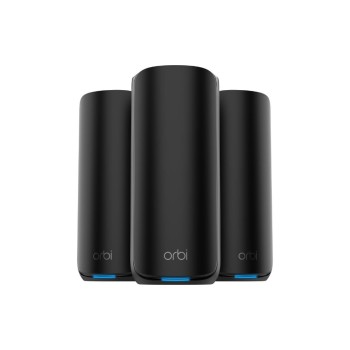 Netgear RBE873B Orbi Tri-Band Mesh 3-Set, WiFi 7 System 3-Set black  Netgear RBE873B Orbi Tri-Band Mesh 3-Set, WiFi 7 System 3-Set black