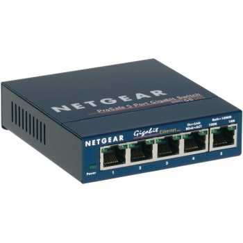 Netgear GS105P: 5 Port PoE Switch, 5-Port Gigabit PoE+ Ethernet Switch