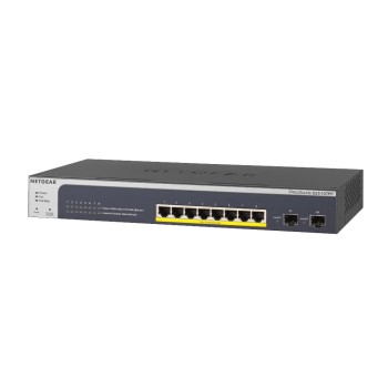 Netgear GS510TPP: 10 Port Smart Switch, 8x PoE+, 190W, 2x SFP Netgear GS510TPP: 10 Port Smart Switch, 8x PoE+, 190W, 2x SFP