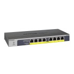 Netgear GS108PP: 8 Port Switch, 8-Port Gigabit Plus Switch with 8 PoE+ Ports