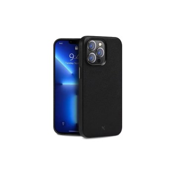 Nevox StyleShell PRO, cuir, black , for iPhone 15 Pro Max, MagSafe Nevox StyleShell PRO, cuir, black , for iPhone 15 Pro Max, MagSafe