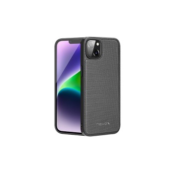 Nevox Coque arrière StyleShell Nylo iPhone 15 Plus Noir Nevox Coque arrière StyleShell Nylo iPhone 15 Plus Noir