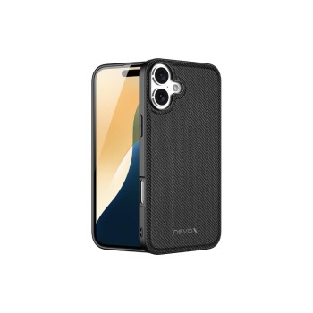 Nevox StyleShell NYLO, black , iPhone 16+ Nevox StyleShell NYLO, black , iPhone 16+