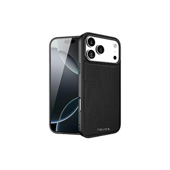 Nevox StyleShell NYLO, iPhone 17 Pro, Black Nevox StyleShell NYLO, iPhone 17 Pro, Black