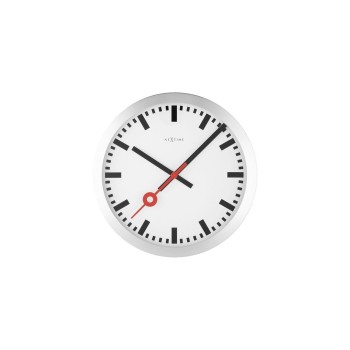 NeXtime Horloge murale Station Ø 35 cm Weiss NeXtime Horloge murale Station Ø 35 cm Weiss