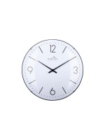 NeXtime Horloge murale radio Atomic Ø 35 cm, Blanc