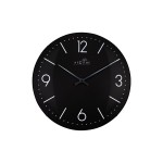 NeXtime Horloge murale radio Atomic Ø 35 cm, Noir