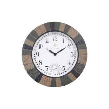NexTime Wanduhr Outdoor Aster large, D: 43.5cm, Polyresin NexTime Wanduhr Outdoor Aster large, D: 43.5cm, Polyresin
