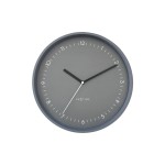 NexTime Wanduhr Berlin, grey, Aluminimum, D: 30 cm, exkl. Batterie AA