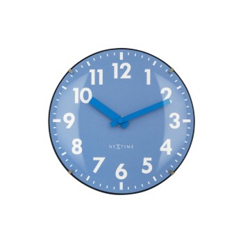 NeXtime Horloge murale Duomo Mini Bleu