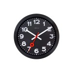 NeXtime Horloge murale Station Ø 35 cm, Noir