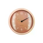 NeXtime Horloge murale Golden Hour Ø 30,5 cm, Pêche