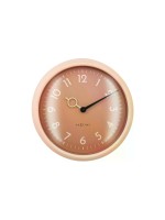 NeXtime Wanduhr Golden Hour Peach, 30.5cmØ, Plastic