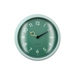 NeXtime Horloge murale Golden Hour Ø 30,5 cm, Bleu vert