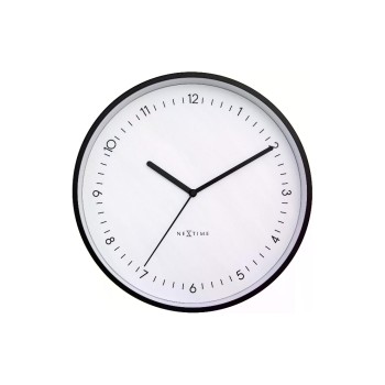NeXtime Horloge murale Berlin Blanc
