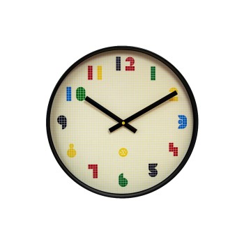 NeXtime Horloge murale Bit Ø 35 cm, Multicolore