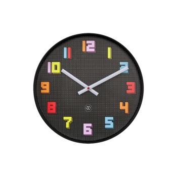 NeXtime Horloge murale Game Ø 35 cm, Multicolore