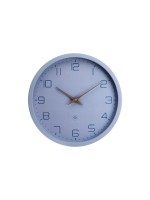 NeXtime Wanduhr Eco blue, 30cmØ, Bio Degradable