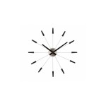 NeXtime Horloge murale Plug Inn Ø 58 cm Noir