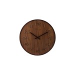 NexTime Wanduhr Wood Wood Big, Durchmesser 53 x 3 cm