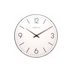 NexTime Wanduhr Basic Weiss, Durchmesser 35cm