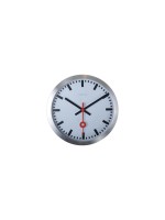NeXtime Horloge murale Station Stripe Ø 19 cm Blanc