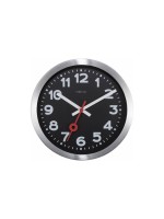 NexTime Tischuhr Station black , 19.0 Ø x 3.5 cm