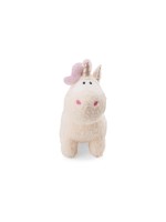 Nici Green Animal en peluche Licorne Creamy Pink debout, 22 cm