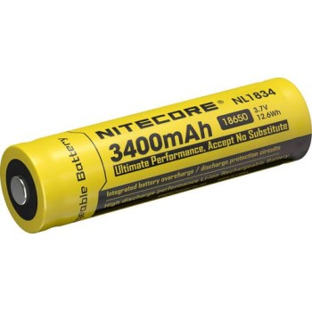 Nitecore Accumulateur NL1834 18650 3400 mAh Nitecore Accumulateur NL1834 18650 3400 mAh
