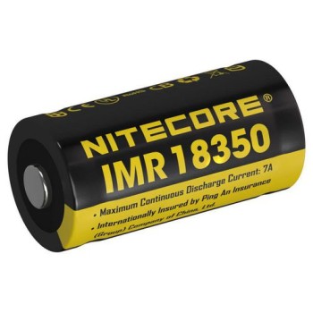 Nitecore Batterie NI18350A IMR 18350 700 mAh Nitecore Batterie NI18350A IMR 18350 700 mAh