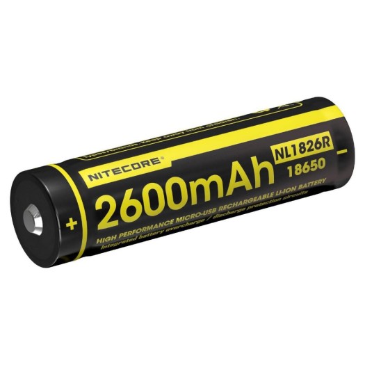 Nitecore Batterie NL1826R 18650 2600 mAh